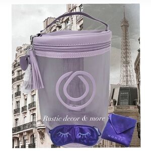 Monat Mesh Travel Bag + Bonus Sleep Eye Mask